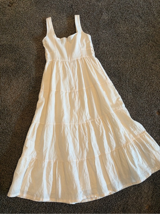 PAIGE Dresses & Skirts - PAIGE White Tiered Sweetheart Sundress